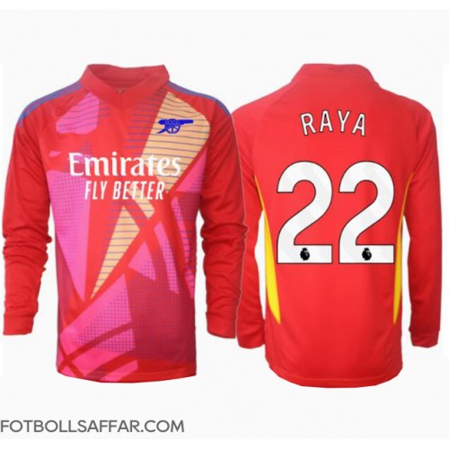 Arsenal David Raya #22 Målvakt Bortatröja 2024-25 Långärmad
